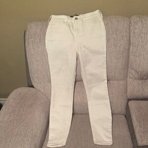 Hollister Women's Cream Skinny Jeans